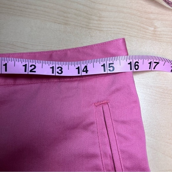 Lizgolf Flat Front Sateen Finish Short Size 8 Side Zipper Closure 4 Pockets - Picture 6 of 8